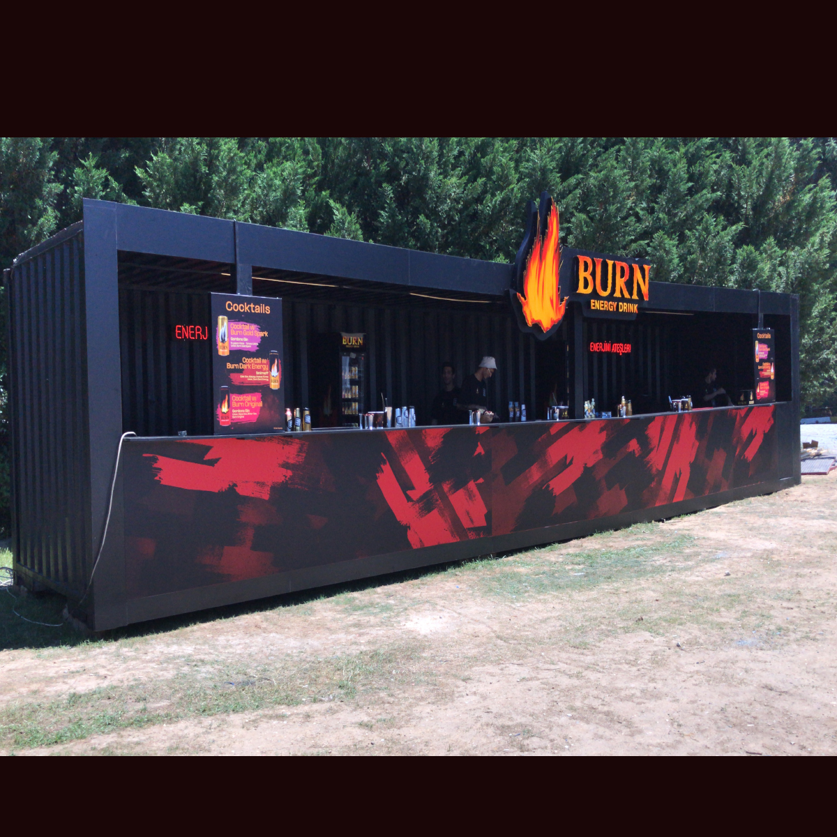 Burn Konteyner Stand